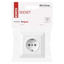 Steckdose SCHUKO, weiss