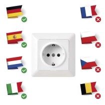 Steckdose SCHUKO, weiss