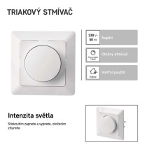 Triakový stmívač č. 6 pro regulovatelné LED žárovky