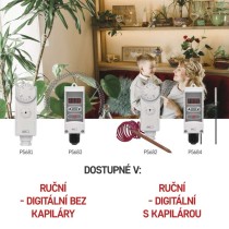 Příložný manuální termostat P5683