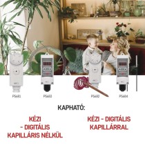 Manuális felületre szerelhető csőtermosztát P5683