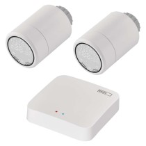 Zestaw GoSmart: 2x cyfrowa głowica termostatyczna P5630S ZigBee, 1x ZigBee bramka