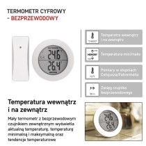Termometr E0129, czujnik bezprzewodowy