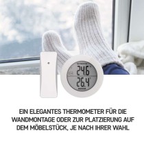 Digitales Thermometer, Funk-Sensor E0129