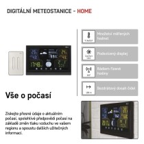 Domácí bezdrátová meteostanice E6018