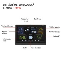 Domácí bezdrátová meteostanice E6018