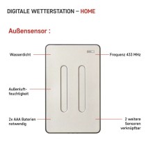 Drahtlose Wetterstation E6018