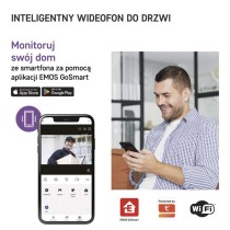 GoSmart Zestaw videodomofonu EMOS IP-750A z WiFi