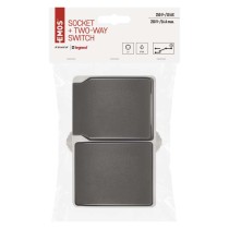 EMOS Aljzat és váltókapcsoló IP44 SCHUKO