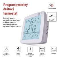 Pokojový programovatelný drátový OpenTherm termostat P56A02