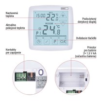Izbový programovateľný drôtový OpenTherm termostat P56A02