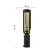 CREE LED + COB LED nabíj. svietidlo P4532, 470 lm, 1800 mAh