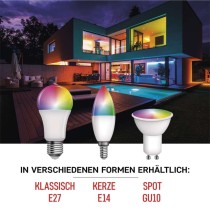 LED Lampe GoSmart A60 / E27 / 9 W (60 W) / 806 lm / RGB / dimmbar / Zigbee