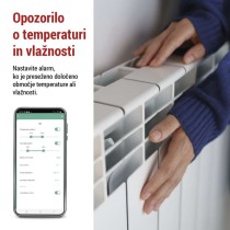 GoSmart digitalni termometer s hidrometrom, brezžični senzor, datum, ZigBee EGS0101