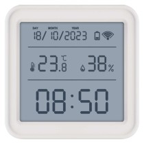 GoSmart digitalni termometer s hidrometrom, brezžični senzor, datum, ZigBee EGS0101