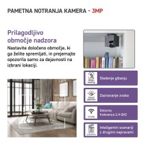 GoSmart Vrtljiva kamera IP-110 CUBE z WiFi