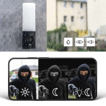 GoSmart Venkovní otočná kamera IP-310 TORCH s WiFi a světlem, černá