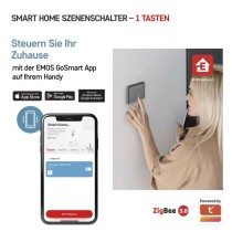 GoSmart Portabler Szenenschalter IP-2001ZB, ZigBee 3.0, 1 Taste