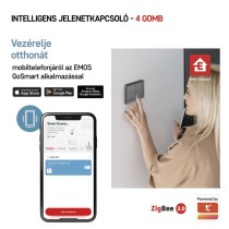 GoSmart Okos hordozható 4 funkciós szcenárió kapcsoló IP-2004ZB, ZigBee 3.0