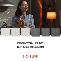GoSmart Prenosno scensko stikalo IP-2004ZB, ZigBee 3.0, 4 gumbi