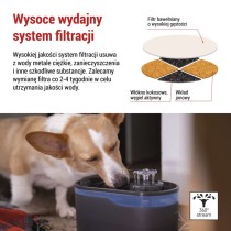 Poidło Pet Care, 2,6 l, szare