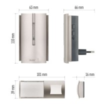 Drahtlose Türklingel P5760N, netzbetrieben, Signalerweiterung