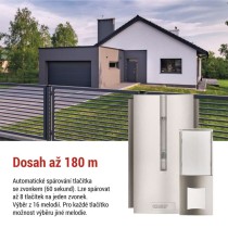 Domovní bezdrátový zvonek P5760N do zásuvky, s možností prodloužení signálu