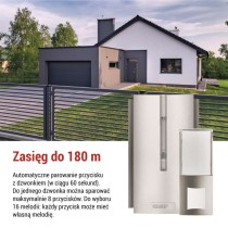 Dzwonek bezprzewodowy do drzwi P5760N, repeater