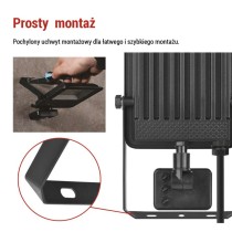 Naświetlacz LED VISIO z czujnikiem PIR 30 W, neutralna biel