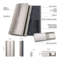 Domovní bezdrátový zvonek P5763N na 3× AA, s možností prodloužení signálu