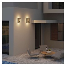 Vrtna stenska svetilka MALVA s PIR senzorjem,  13 x 12,5 x 28 cm, 1 x E27, 15 W