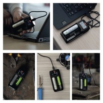 EMOS elemtöltő li-ion BCL-20D