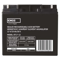 Bezúdržbový olovený akumulátor 12 V/18 Ah