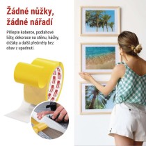 Oboustranná páska DUCT 50 mm / 10 m, transparentní