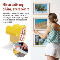 Kétoldalas DUCT szalag 50 mm / 10 m, átlátszó