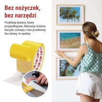 Dwustronna DUCT taśma 50 mm / 10 m, przezroczysta