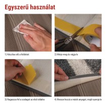 Kétoldalas DUCT szalag 50 mm / 10 m, átlátszó