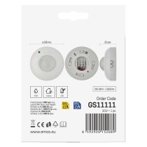 Czujnik ruchu PIR IP20 1200W biały