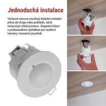 Mikrovlnný senzor (pohybové čidlo) IP20 1200W, bílý