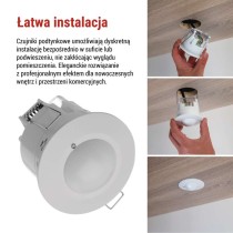 Czujnik mikrofalowy (czujnik ruchu) IP20 1200 W, biały