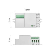 Czujnik ruchu MW IP20 1200W biały