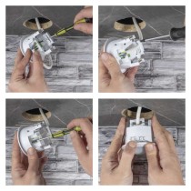 Czujnik ruchu PIR IP20 1200W biały