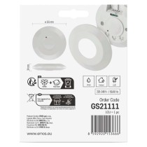 MW senzor (pohybové čidlo) IP20 2000W, biely