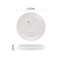 MW senzor (pohybové čidlo) IP20 2000W, biely