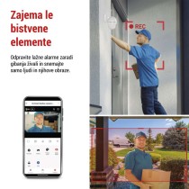 GoSmart Zunanja vrtljiva kamera IP-800 WASP, z WiFi, bela