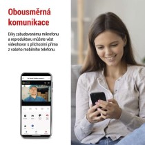 GoSmart Venkovní otočná kamera IP-800 WASP s WiFi, bílá