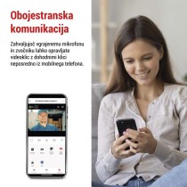 GoSmart Zunanja vrtljiva kamera IP-800 WASP, z WiFi, bela