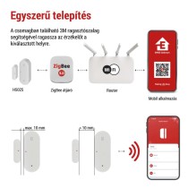 GoSmart vezeték nélküli ajtóérzékelő IP-2011Z, ZigBee
