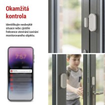 GoSmart Bezdrátový dveřní senzor IP-2011Z, ZigBee