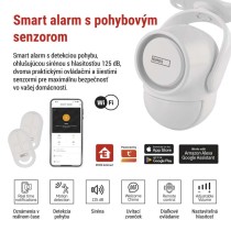 GoSmart alarm IP‑126L GUARDIAN s pohybovým senzorom, 6× dverový/okený senzor, WiFi